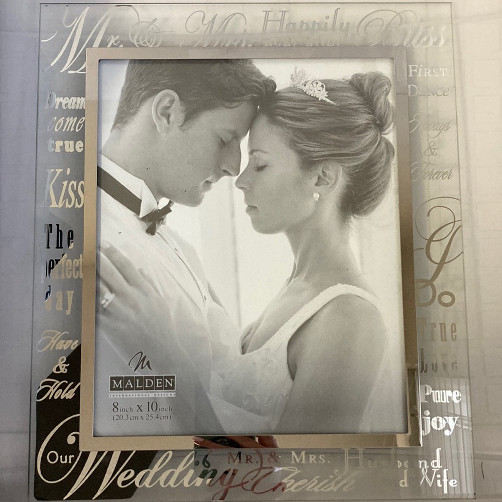 NEW Wedding Picture Frame 8”x10”